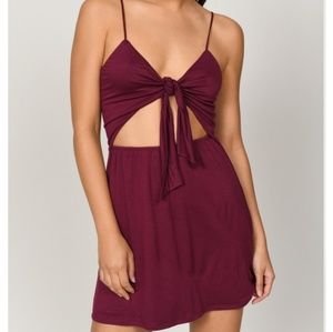 Tobi Front Tie Dress